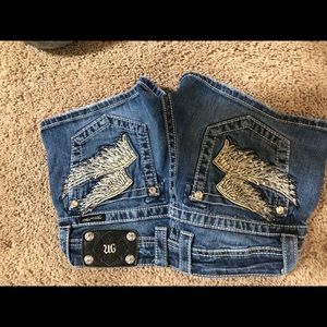 Jean shorts miss me’s